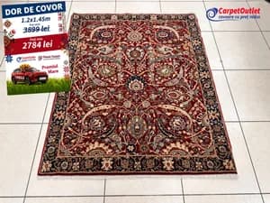 Covor dreptunghiular din lina Antique 120x145 610004