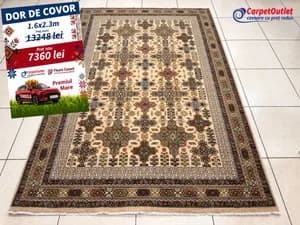 Covor dreptunghiular din lina Antique 160x230 640008