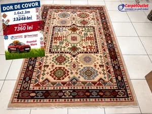 Covor dreptunghiular din lina Antique 160x230 640016