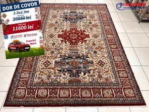 Covor dreptunghiular din lina Antique 200x290 670003