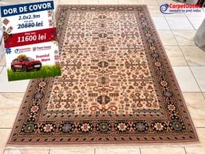 Covor dreptunghiular din lina Antique 200x290 670008