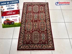 Covor dreptunghiular din lina Antique 81x145 600001