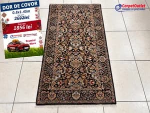 Covor dreptunghiular din lina Antique 81x145 600002
