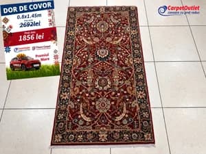 Covor dreptunghiular din lina Antique 81x145 600003