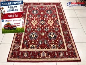 Covor dreptunghiular din lina Bella 160x230 650023