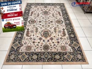 Covor dreptunghiular din lina Bella 200x300 680003