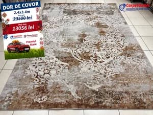 Rectangular wool carpet Bella 240x340 550007