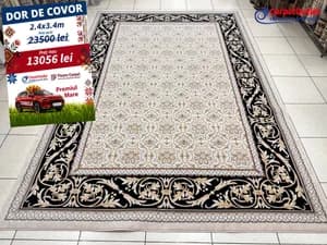 Covor dreptunghiular din lina Covoare Ungheni 240x340 550002