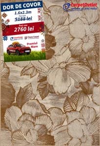 Covor dreptunghiular din lina Floare Carpet 160x230 740002