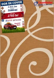 Covor dreptunghiular din lina Floare Carpet 160x230 740003