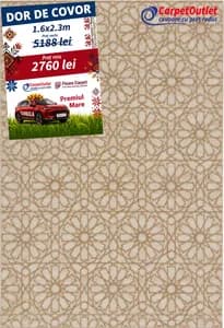 Covor dreptunghiular din lina Floare Carpet 160x230 740004