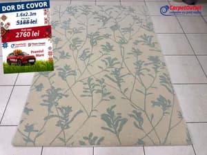 Covor dreptunghiular din lina Floare Carpet 160x230 740013
