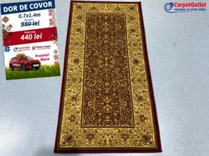 Covor dreptunghiular din lina Floare Carpet 70x140 620010