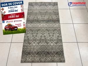 Covor dreptunghiular din lina Antique 80x150 590002