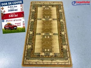 Covor dreptunghiular din lina Floare Carpet 80x150 630006