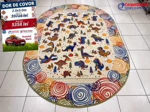 Covor oval Floare Carper 200x300 560006