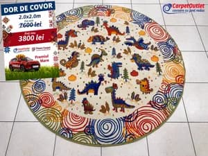 Round carpet Floare Carper 200x200 570001