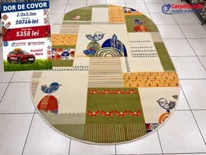 Covor oval Floare carper 200x300 560004