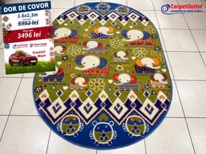 Covor oval Floare Carper 160x230 580001