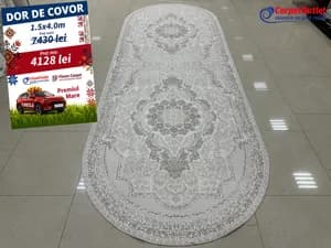 Covor oval La cassa 150x400 860007