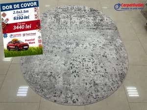 Covor oval La cassa 200x250 870002