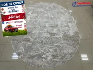 Covor oval La cassa 200x250 870003