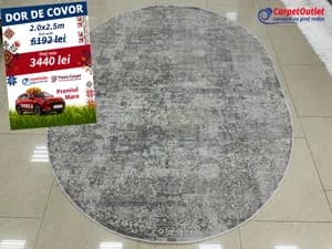 Covor oval La cassa 200x250 870006