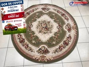 Covor rotund Bella 200x200 660003