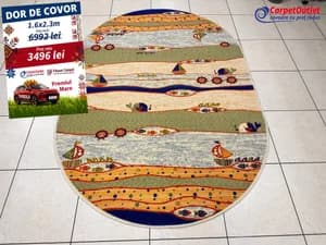 Covor oval Floare Carper 160x230 580002