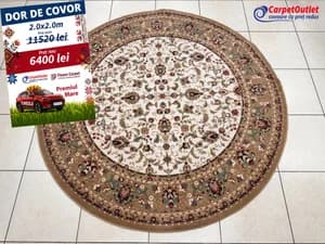Round carpet Bella 200x200 660001