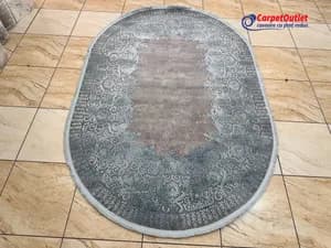 Oval acrylic carpet 160x230 1005009