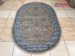 Oval acrylic carpet 160x230 1005011