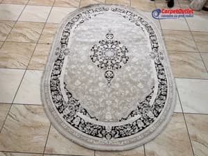 Oval acrylic carpet 160x230 1005012
